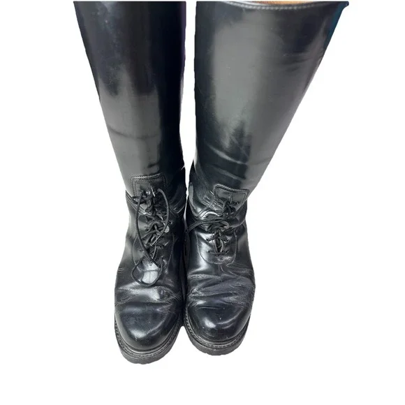 Vintage Equestrian Horse Riding Boots Vibram Sole Mens Size 10D Hand Made
